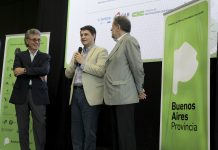 Jorge Macri y el ministro Elustondo, en el cierre de All Tech