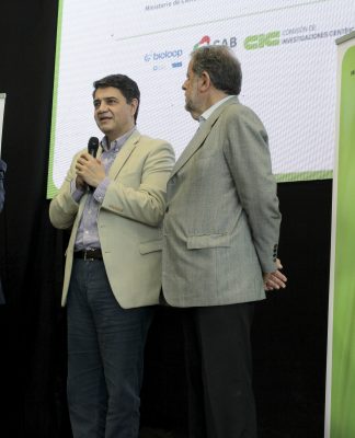Jorge Macri y el ministro Elustondo, en el cierre de All Tech
