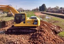 Escobar realiza retenes en distintos puntos del partido para paliar el efecto de las lluvias