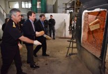 Ritondo encabezó un operativo de quema de droga y destacó la lucha contra el narcotráfico