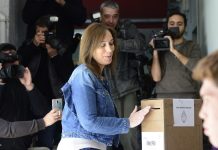 Votó María Eugenia Vidal y dijo que “hoy es el día para que hablen todos los bonaerenses”
