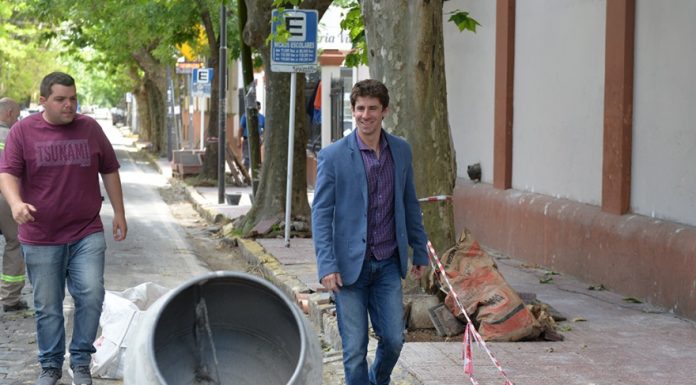 El Municipio de San Fernando renueva las veredas de la Parroquia Don Orione