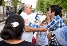 Nardini supervisó la mega obra de la calle Ventura Coll