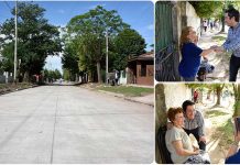 Quedó habilitado un nuevo pavimento en Grand Bourg