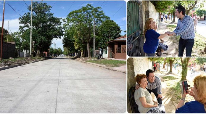 Quedó habilitado un nuevo pavimento en Grand Bourg