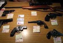 Secuestraron 14 armas en la casa de una mujer en Escobar