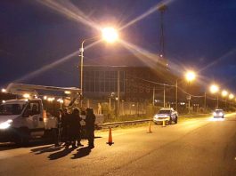 Avanza la renovación del alumbrado público sobre la vieja Ruta 9