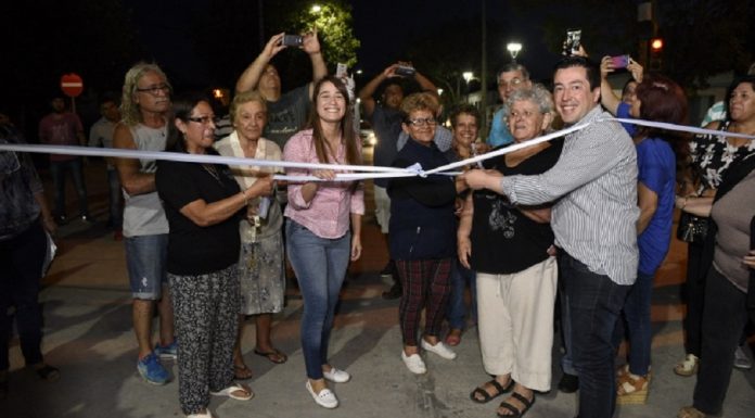 Nardini inauguró obra integral en la Av. Ingeniero Huergo