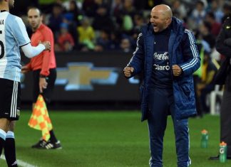 Escándalo: pelea de Jorge Sampaoli con un policía