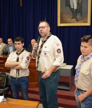 Los scouts brindaron su mensaje de Paz, Amor y Espeanza en San Isidro
