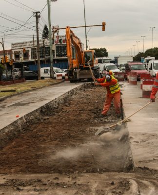 Comenzó la obra del Metrobus en Morón