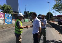 Tagliaferro: “Nunca nadie en la historia de Morón hizo la obra que iniciamos hoy en el Puente Lebensohn”