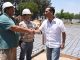 Tagliaferro recorrió el avance de la obra del Centro de Primera Infancia