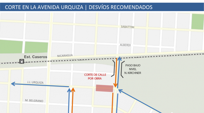 Comienza la renovación de la avenida Urquiza