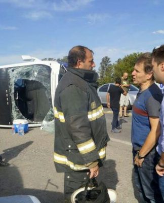 Accidente de la comitiva que viajaba al Pre Baradero