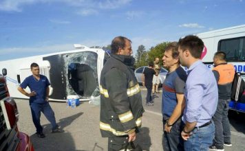 Accidente de la comitiva que viajaba al Pre Baradero