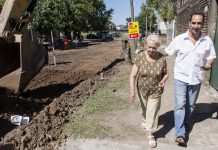 Morón: comenzó la obra para pavimentar la calle Lambaré