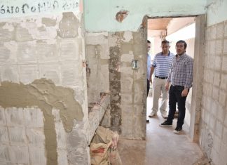 Nardini continúa con las obras en las escuelas