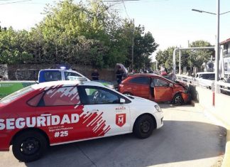 Detienen a un ladrón tras persecución y choque en Morón