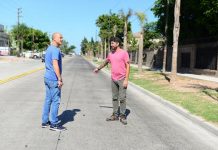 La calle Uruguay entró en la última etapa de su ensanchamiento