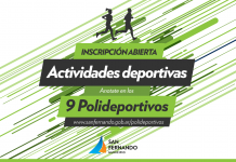 Iniciaron las actividades anuales en los Polideportivos de San Fernando