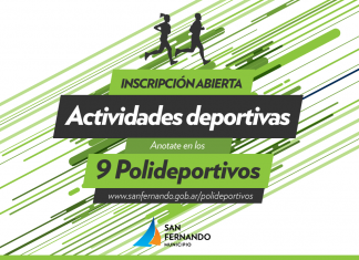 Iniciaron las actividades anuales en los Polideportivos de San Fernando