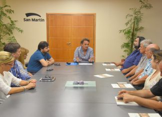 Katopodis recibió a Baradel y a gremios docentes en San Martín
