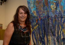 Pat Muller expone su arte textil en San Isidro