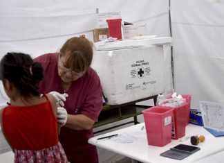 Campaña de vacunación antigripal en Tres de Febrero
