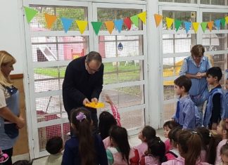 Valenzuela inauguró una nueva sala en el jardín de infantes “El Gauchito” de El Libertador