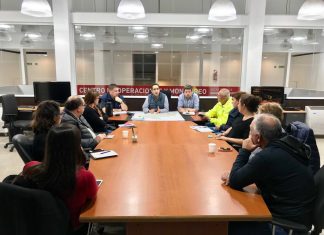 Tagliaferro reunió a la oposición para informar el trabajo realizado por el temporal