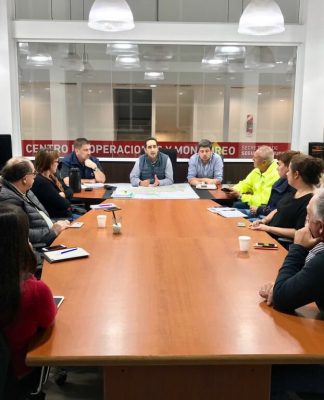 Tagliaferro reunió a la oposición para informar el trabajo realizado por el temporal