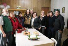 Vidal visitó a vecinos de San Miguel beneficiados por la obra hidráulica Los Berros