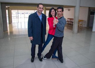 Tagliaferro recorrió la Escuela de Danzas José Neglia