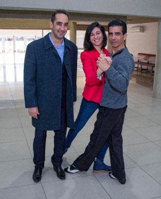 Tagliaferro recorrió la Escuela de Danzas José Neglia