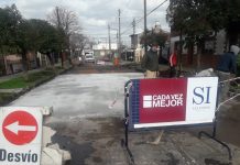 San Isidro: trabajos de bacheo en Villa Adelina