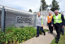 Julio Zamora recorrió las instalaciones de Dodero Smart Logistics en General Pacheco