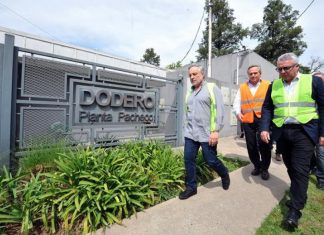 Julio Zamora recorrió las instalaciones de Dodero Smart Logistics en General Pacheco