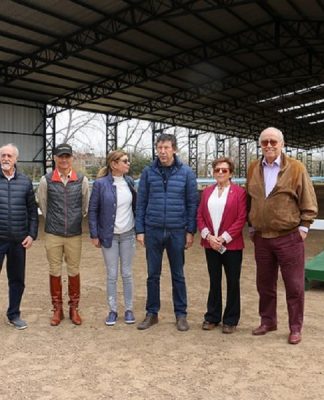 San Isidro: nueva pista cubierta para practicar equitación en el Club Hípica del Norte