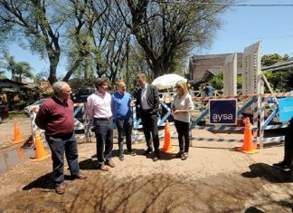 Tres de Febrero, cada vez más cerca del 100% de agua y cloaca