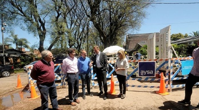 Tres de Febrero, cada vez más cerca del 100% de agua y cloaca