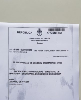 Katopodis presentó un amparo para frenar el nuevo tarifazo de gas