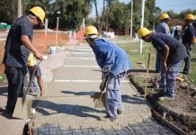 Morón: más obras en el Barrio Seré