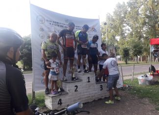 Se llevó a cabo la primera competencia nocturna de ciclismo en Gral Rodriguez