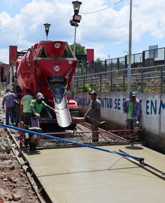 San Fernando pavimentó un nuevo tramo de la calle Brandsen