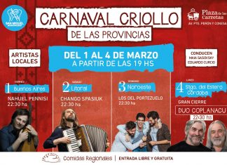 Se viene el Carnaval Criollo de las Provincias en San Miguel