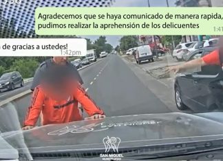 Otra banda detenida gracias a “Ojos en Alerta” en San Miguel