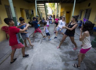San Isidro: los chicos del barrio La Cava participaron del Espacio de Rock y Hip Hop