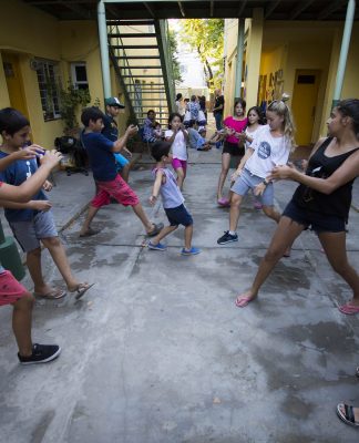 San Isidro: los chicos del barrio La Cava participaron del Espacio de Rock y Hip Hop