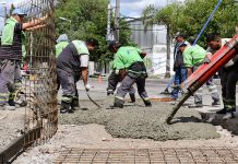 San Fernando ensancha la intersección de Ruta 202 y Avenida Avellaneda
